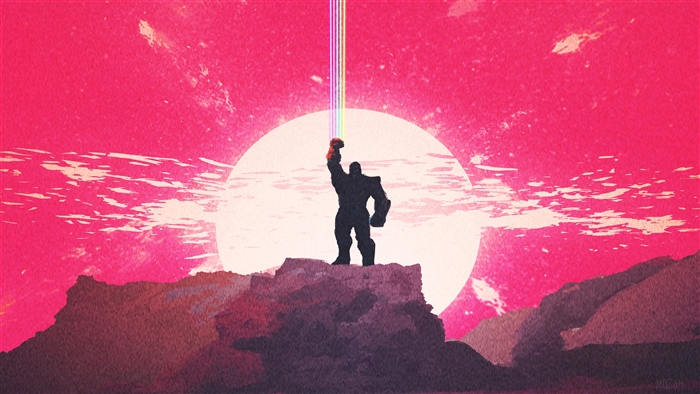 Thanos from Avengers Infinity War Artwork 4K