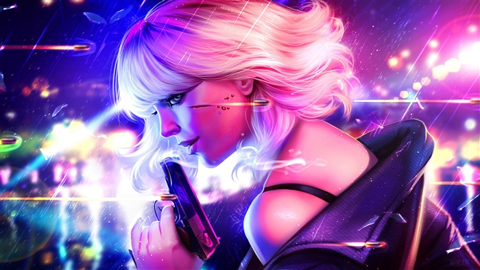 Atomic Blonde Artwork