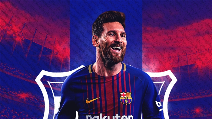 Lionel Messi in Barcelona FC kit 4K