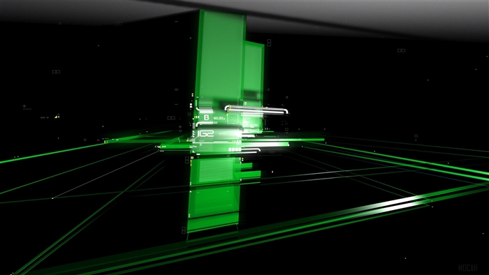 Digital Green Abstract 4K