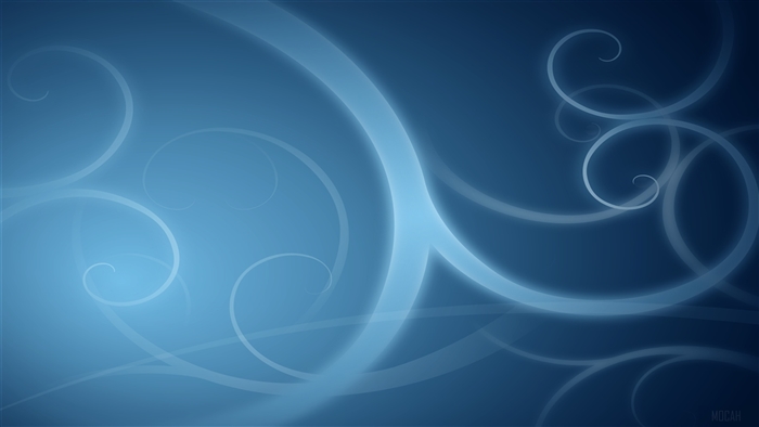 Blue Swirl Design 4K