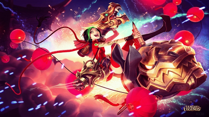 Firecracker Jinx from League of Legends 4K