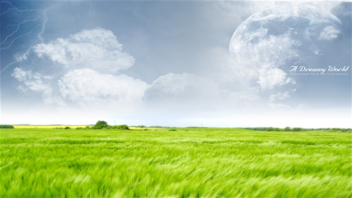 A Dreamy World Green Farm 4K