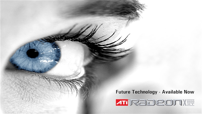 ATI Radeon Blue Eye Close-Up Technology