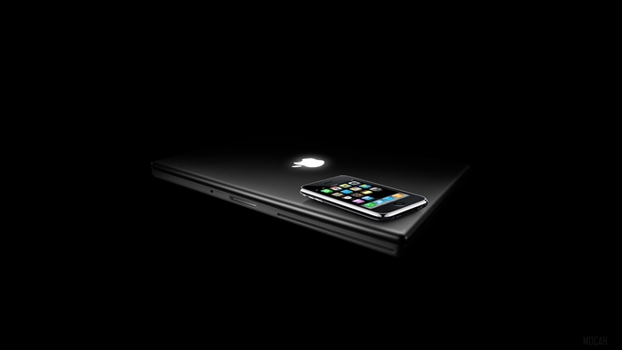 Apple iPhone on MacBook 4k