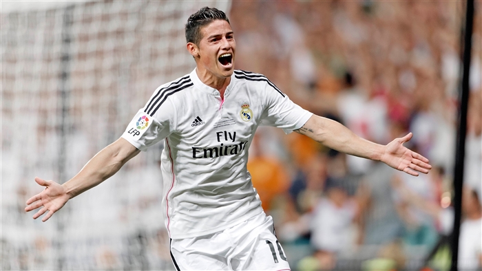James Rodriguez Real Madrid 4K