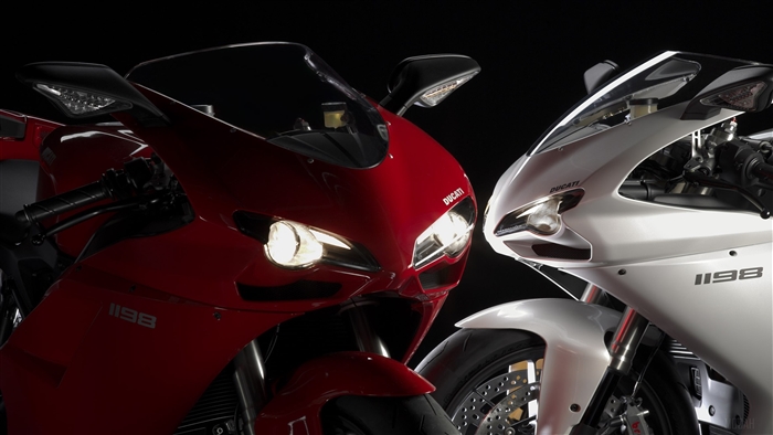 Two Ducati 1198 Motorcycles