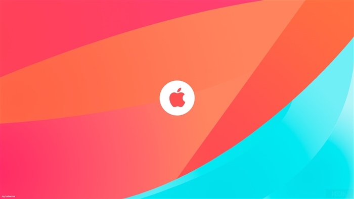 Apple Logo Abstract 4K