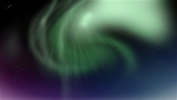 Aurora Borealis in Night Sky 4K