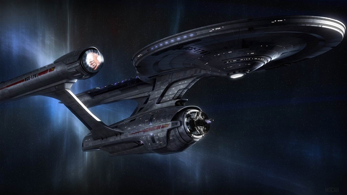 Star Trek NCC-1701 Spaceship in Space 4K