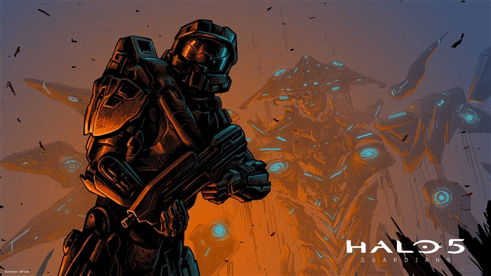 Master Chief from Halo 5 Guardians 4K
