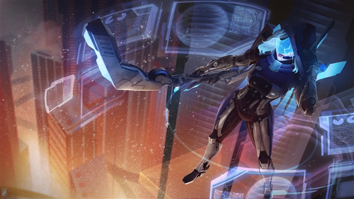 Ashe from League of Legends 4K