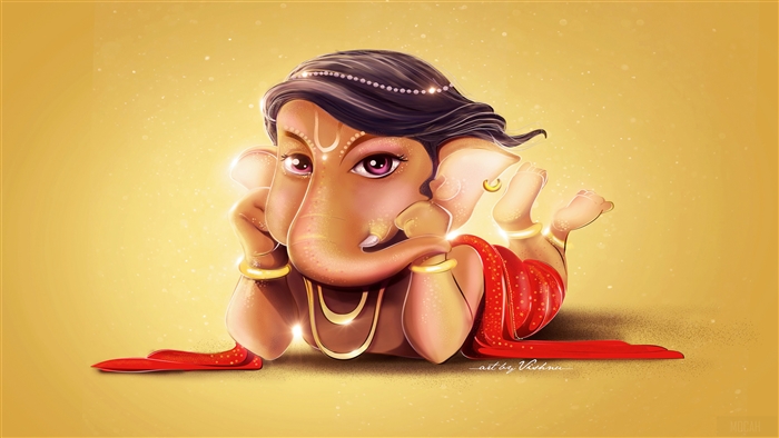 Cute Lord Ganesha