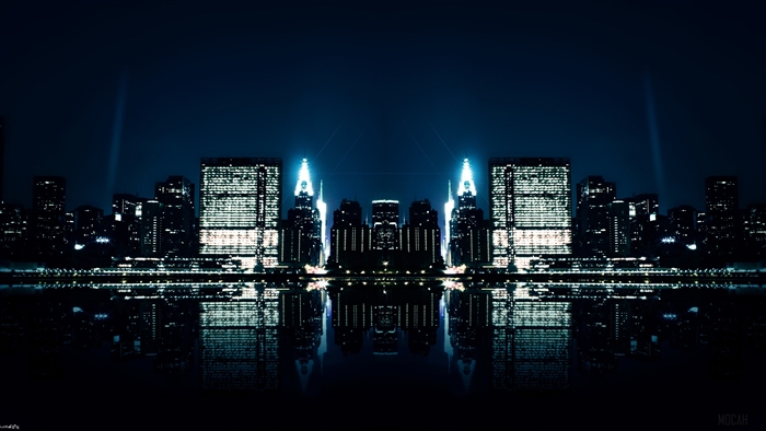 City Night Reflections