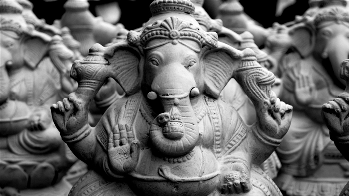 Clay Ganesh idols