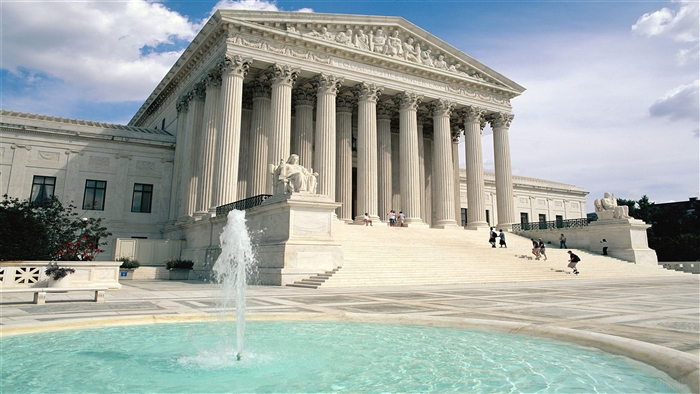 Supreme Court Building in Washington, DC 4K
