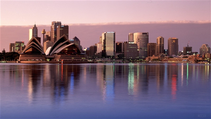 Sydney Opera House and Skyline Reflections 4K