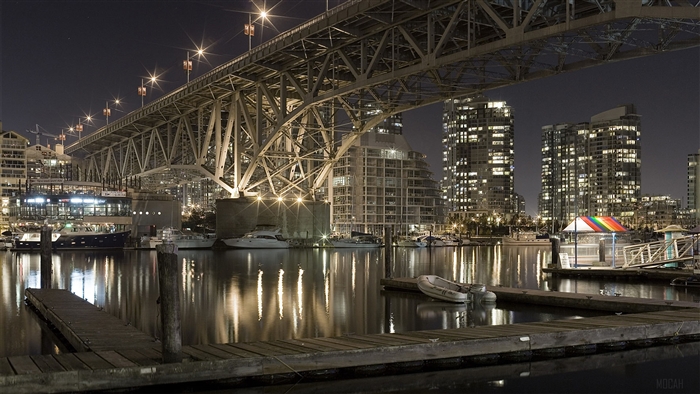 Granville Bridge at Night