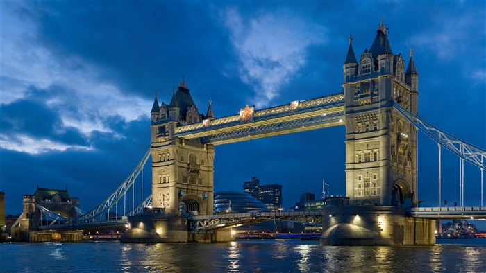 Tower Bridge London at Twilight 4K