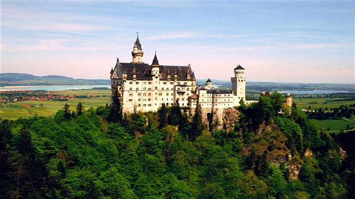 Neuschwanstein Castle in Germany 4K