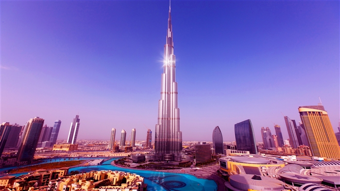 Burj Khalifa, Dubai 4K