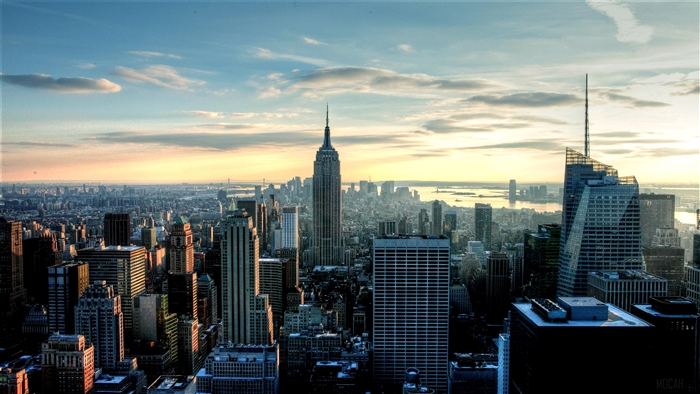 Empire State Building New York City 4K