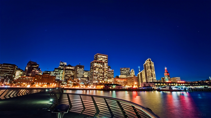 San Francisco Skyline at Dusk 4K