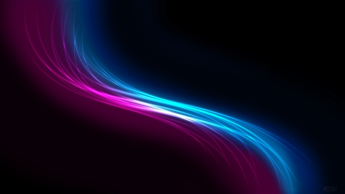 Abstract Neon Light Streaks 4K