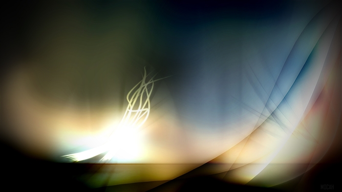 Abstract light streaks and dark background 4K
