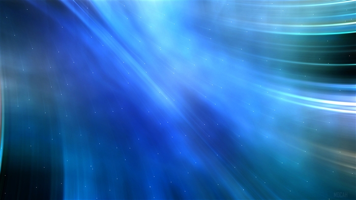 Abstract Blue Light Streaks 4K