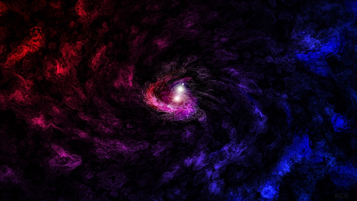 Deep Abstract Swirling Nebula 4K