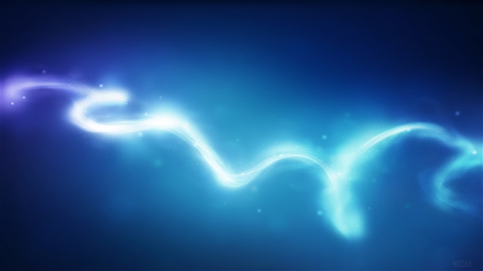 Abstract Blue Light Stream 4K