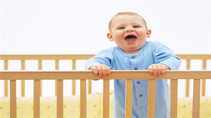 Cute Baby in Crib 4K