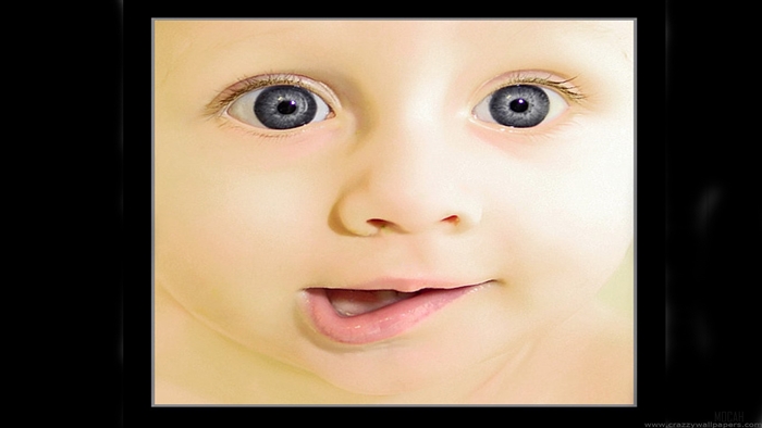 Cute baby face 4K