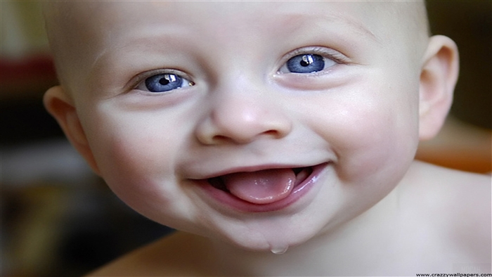 Cute smiling baby 4K
