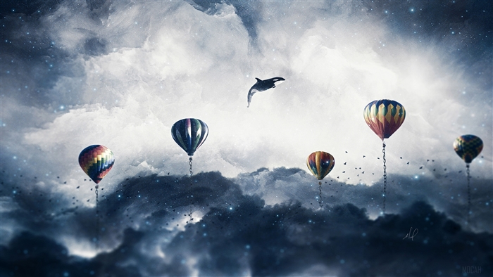 Surreal Hot Air Balloons