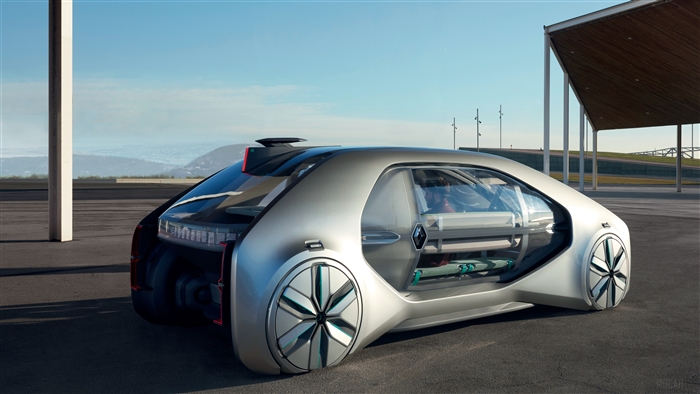 Renault EZ GO concept car at Geneva Motor Show 2018 4K