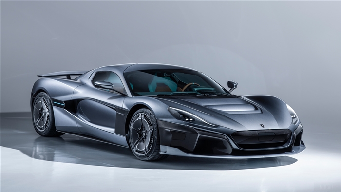 Rimac C Two electric hypercar at Geneva Motor Show 4K