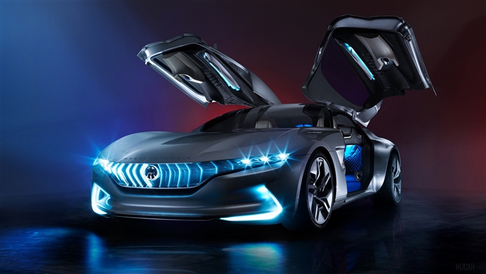 Hybrid Kinetic GT concept car at Geneva Motor Show 2018 4K