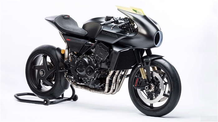 Honda CB4 Interceptor motorcycle 4K