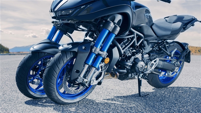 Yamaha Niken motorcycle 2019 4K
