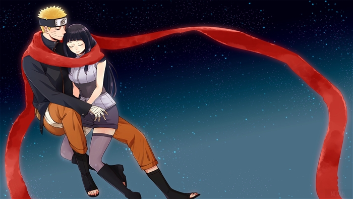 Naruto and Hinata from Naruto 4K