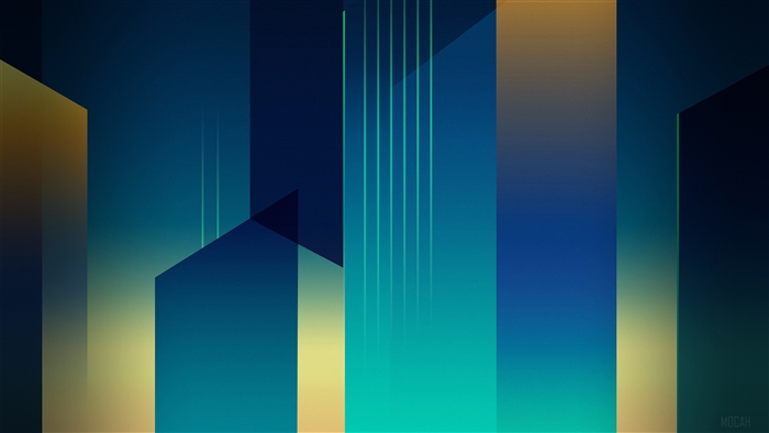 Abstract geometric shapes with gradient colors