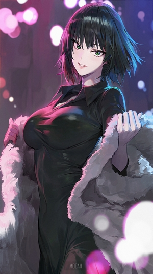 Fubuki in Black Dress from One-Punch Man