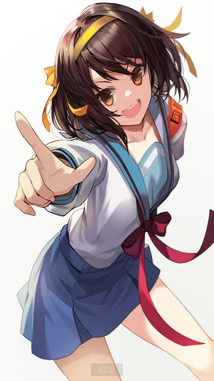 Haruhi Suzumiya from The Melancholy of Haruhi Suzumiya