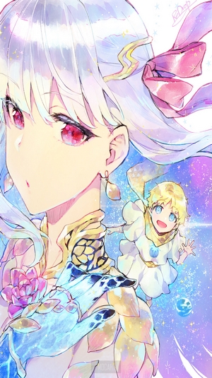 Kama and Voyager from Fate/Grand Order
