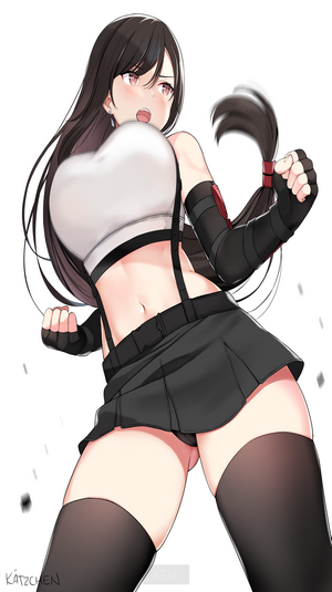 Tifa Lockhart Pose from Final Fantasy VII Remake