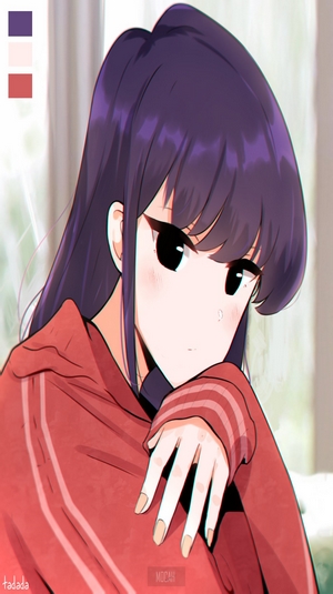 Komi Shouko from Komi-san wa, Comyushou desu. fan art