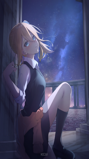 Kaguya-Sama Hayasaka Ai Starry Night Pose