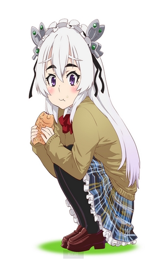 Chaika Trabant from Hitsugi no Chaika eating Taiyaki